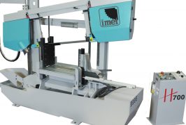 Semiautomatic twin column bandsaw IMET H 700